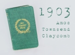 ATC 1903 diary with text