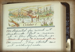 From Dad's Diary 10/1/1934