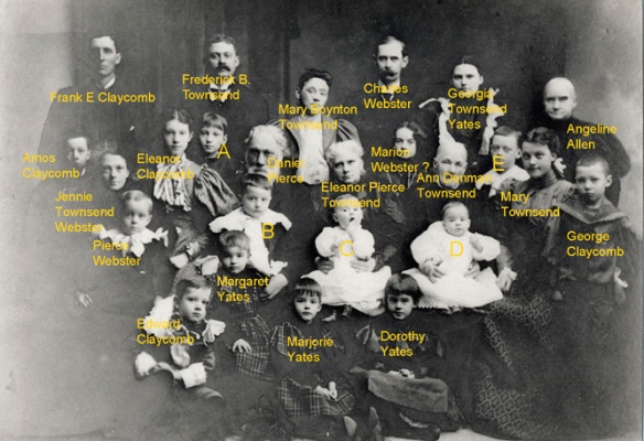 Claycomb family 1898 labelled