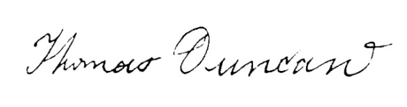 thomas duncan signature